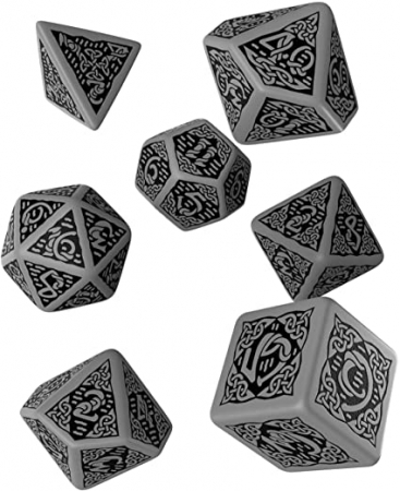 Zaruri - Celtic 3D Dice Gray/Black -  Q-Workshop