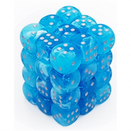 Chessex Signature Dice Block 12mm Luminary Sky/silver D6 (36 dice) [1]