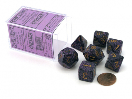 Chessex Speckled Polyhedral Dice Set Hurricane (7 dice) [1]