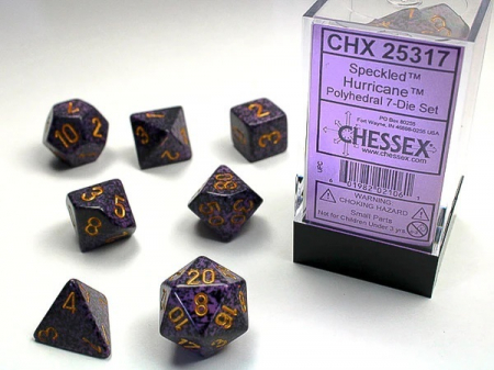 Chessex Speckled Polyhedral Dice Set Hurricane (7 dice) [3]
