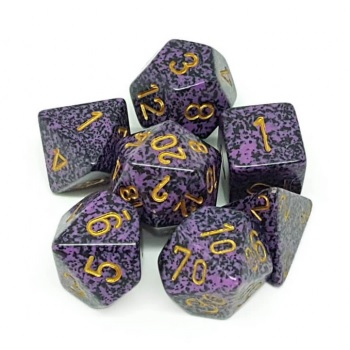 Zaruri - Chessex Speckled Polyhedral Dice Set Hurricane (7 dice)