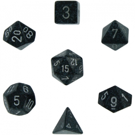 Chessex Speckled Polyhedral Dice Set Ninja (7 dice) [2]