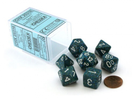 Chessex Speckled Polyhedral Dice Set Sea (7 dice) [1]