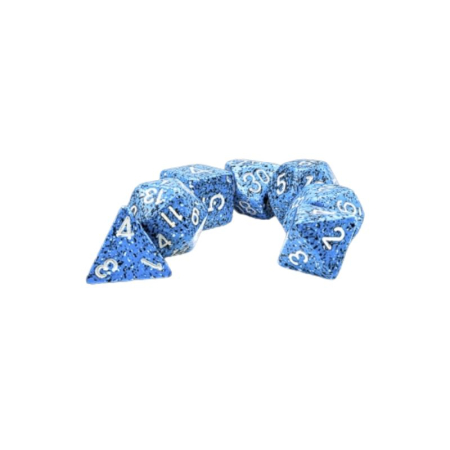 Zaruri - Chessex Speckled Polyhedral Dice Set Ocean Stone (7 dice)