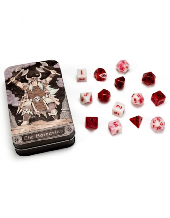 Zaruri - Class-Specific Dice Set Barbarian (Pathfinder and 5E)