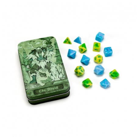 Zaruri - Class-Specific Dice Set Druid (Pathfinder and 5E)