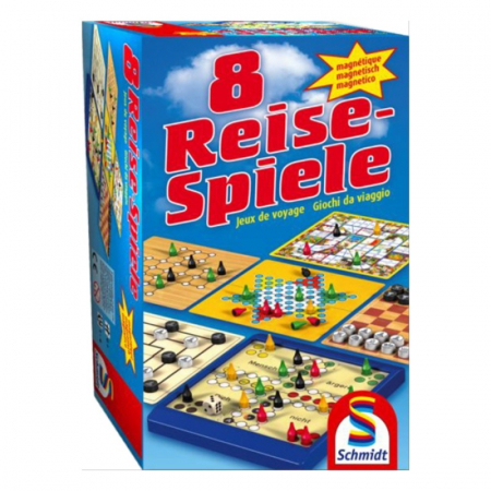 Board Games - Colecție de 8 jocuri magnetice de călătorie - RO
