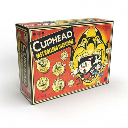 Board Games - Cuphead Fast Rolling Dice Game - EN