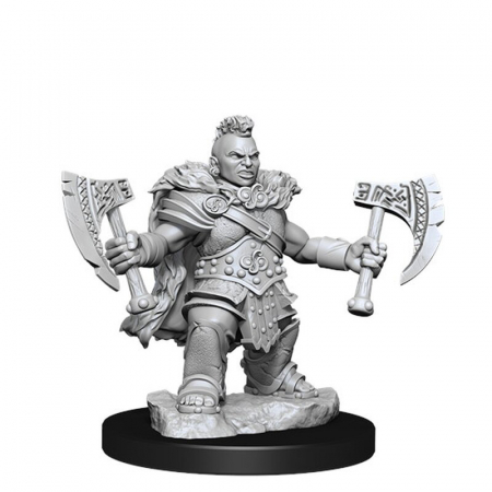 RPG - D&D Frameworks Miniature: Dwarf Barbarian Female