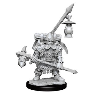 RPG - D&D Frameworks Miniature: Dwarf Fighter Male