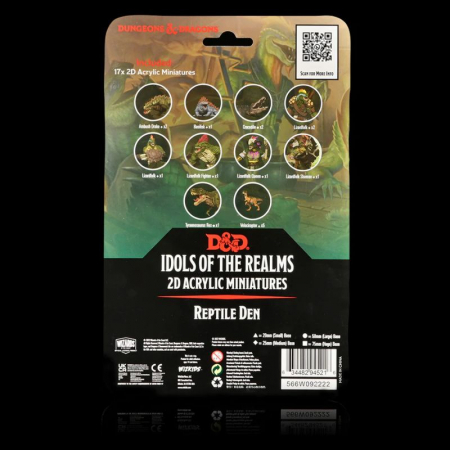 D&D Idols of the Realms 2D Set: Scales & Tails - Reptile Den [1]