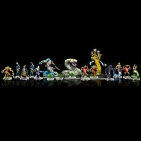 D&D Idols of the Realms 2D Set: Scales & Tails - Snake Den [2]