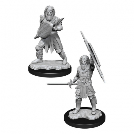 RPG - D&D Nolzur's Marvelous Miniatures - Human Fighter Male