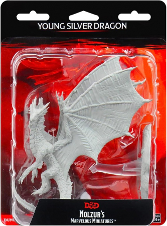 D&D Nolzur's Marvelous Miniatures - Young Silver Dragon [1]