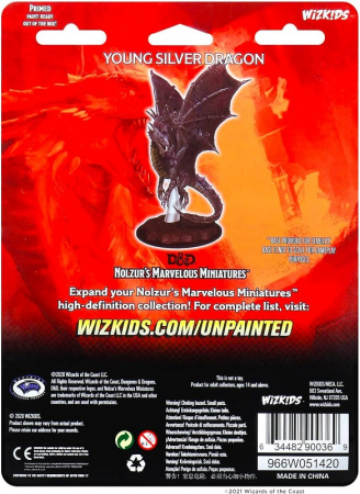 D&D Nolzur's Marvelous Miniatures - Young Silver Dragon [2]