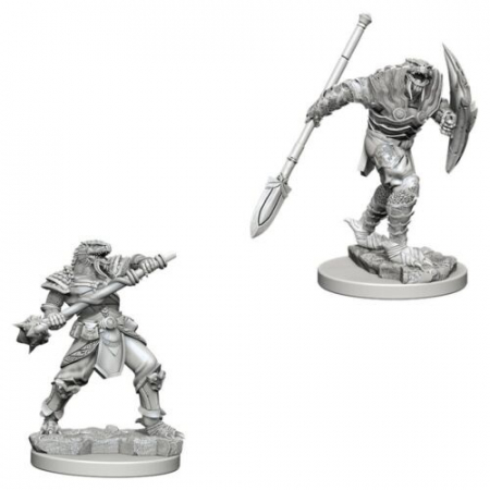Precomenzi - D&D Nolzur's Marvelous Unpainted Miniatures: Dragonborn Male Fighter with Spear (W5)
