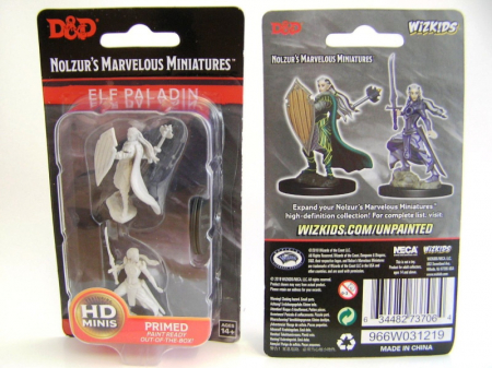 RPG - D&D Nolzur's Marvelous Unpainted Miniatures: Female Elf Paladin