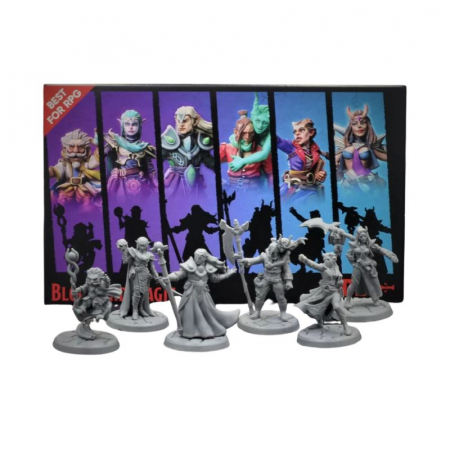 RPG - D20 Heroes Miniatures Set - Blood And Magic