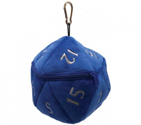 D20 Plush Dice Bag - Blue [1]