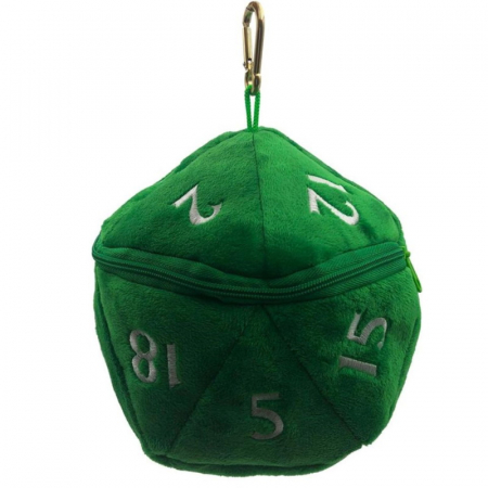 Geek Zone - D20 Plush Dice Bag - Green