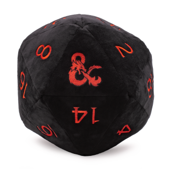 Geek Zone - Dice - Jumbo D20 Dice Plush for Dungeons & Dragons - UP