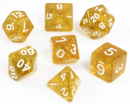 Precomenzi - Dice Set Sparkling: Golden Eye