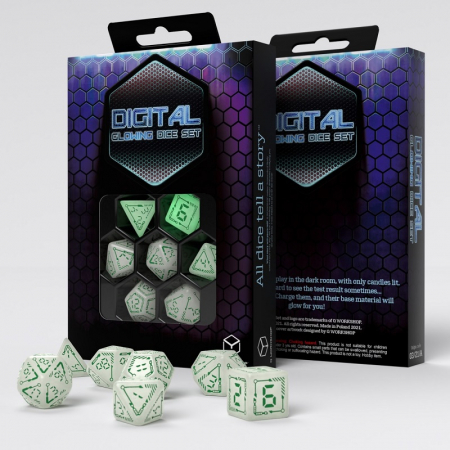 Zaruri - Digital Glowing Dice Set (7)