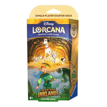 Lorcana - Disney Lorcana TCG - Into the Inklands Starter Deck - Peter Pan and Pongo - EN