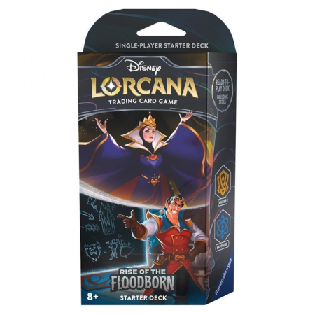 Lorcana - Disney Lorcana TCG - Rise of the Floodborn Starter Deck: The Queen and Gaston - EN