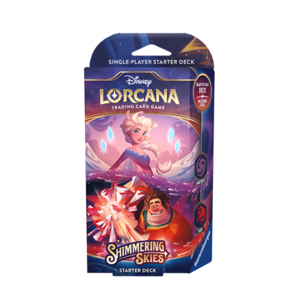 Precomenzi - Disney Lorcana TCG - Shimmering Skies Starter Deck -  Elsa & Wreck - EN