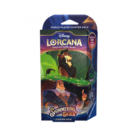 Lorcana - Disney Lorcana TCG - Shimmering Skies Starter Deck -  Scar & Kronk  - EN