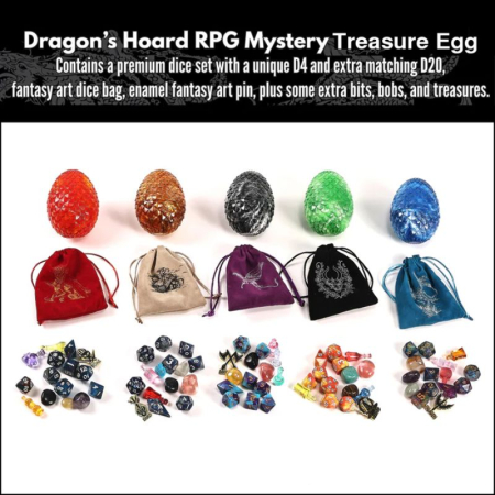 Dragon's Hoard RPG Mystery Loot Egg (Dice Set + Accessories) [8]