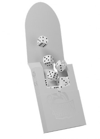 Dragon Shield Cube Shell - Ashen White 15+ (8 buc) [3]