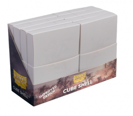Depozitare cărți - Dragon Shield Cube Shell - Ashen White 15+ (8 buc)