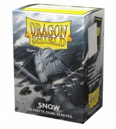 Sleeves - Dragon Shield Standard Sleeves - Matte Dual Snow Nirin 63.5x88.9mm (100 Sleeves)