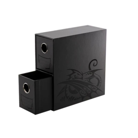 Dragon Shield Fortress Card Drawers 2 - Vertical - Black [2]