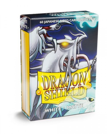 Accesorii - Dragon Shield Japanese Sleeves - Matte White 59x86mm (60 buc)