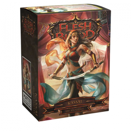 Sleeves - Dragon Shield Matte Art Sleeves - Flesh and Blood: Kassai 63x88mm (100 buc)