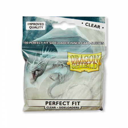 Accesorii - Standard Perfect Fit Sideloading Sleeves: Clear 63x88mm (100 buc) - Dragon Shield