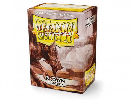 Standard Sleeves: Brown 63x88mm (100 buc) - Dragon Shield [0]