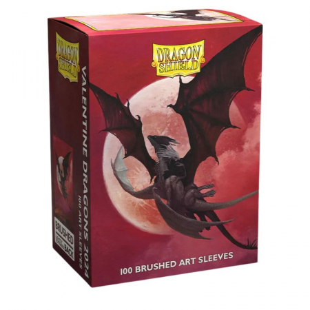 Sleeves - Dragon Shield Standard Sleeves - Brushed Art Sleeves Valentines 2024 63x88mm (100 buc)