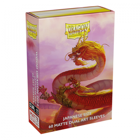 Sleeves - Dragon Shield Standard Sleeves - Brushed Art Year of the Wood Dragon 2024 63x88mm (100 buc)