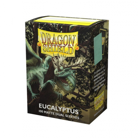 Sleeves - Dragon Shield Standard Sleeves - Dual Matte Eucalyptus Lehel 63.5x88.9mm (100 buc)