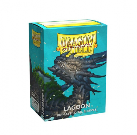 Sleeves - Dragon Shield Standard Sleeves - Dual Matte Lagoon Saras 63.5x88.9mm (100 buc)