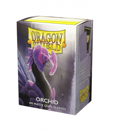 Sleeves - Dragon Shield Standard Sleeves - Dual Matte Orchid 'Emme' 63.5x88.9mm (100 buc)