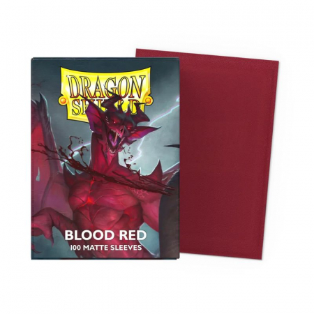 Sleeves - Dragon Shield Standard  Sleeves - Matte Blood Red 63x88mm (100 buc)