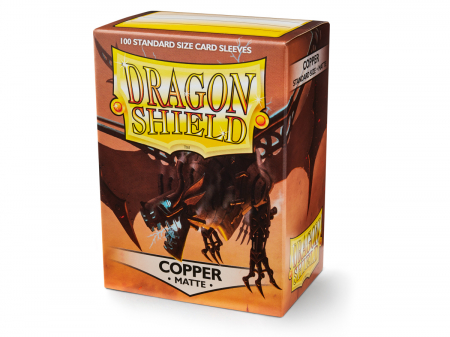 Accesorii - Standard Sleeves: Matte Copper 63x88mm (100 buc) - Dragon Shield