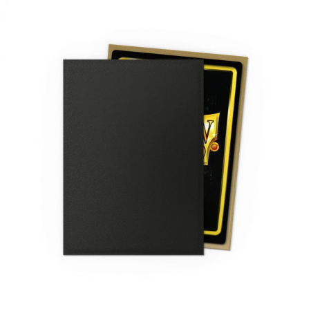Dragon Shield Standard Sleeves - Matte Dual Black & Gold 63x88mm (100 buc) [2]