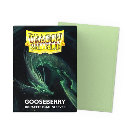 Dragon Shield Standard Sleeves - Matte Dual Gooseberry 63x88mm (100 buc) [1]