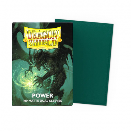 Dragon Shield Standard Sleeves - Matte Dual Metallic Green/Power (100 buc) [2]